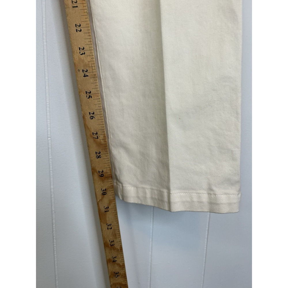 Weekend By Max Mara Women's Size 12 Audrey Chino Pants Cream 171 - Picture 6 of 7